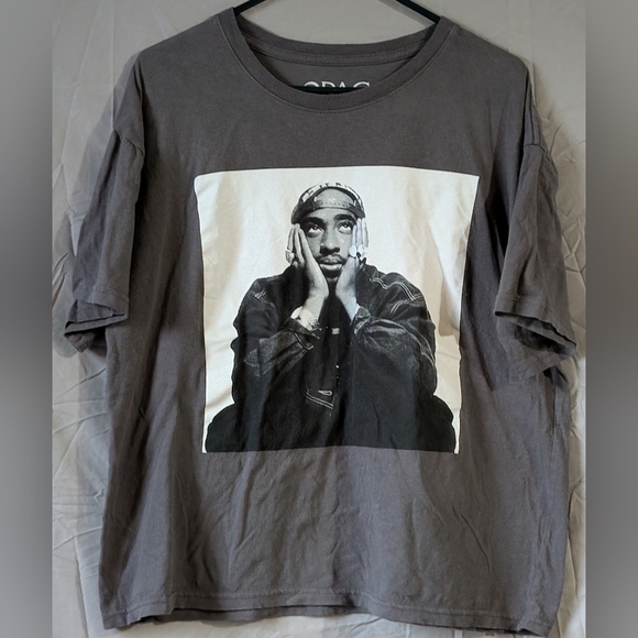 2Pac Charcoal Graphic Tee Short Sleeve From Torrid - Picture 1 of 3
